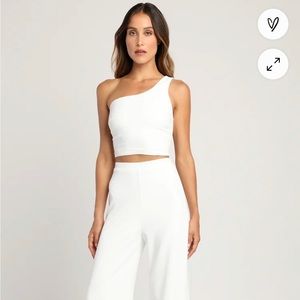 Lulus Amor and Beyond ivory top